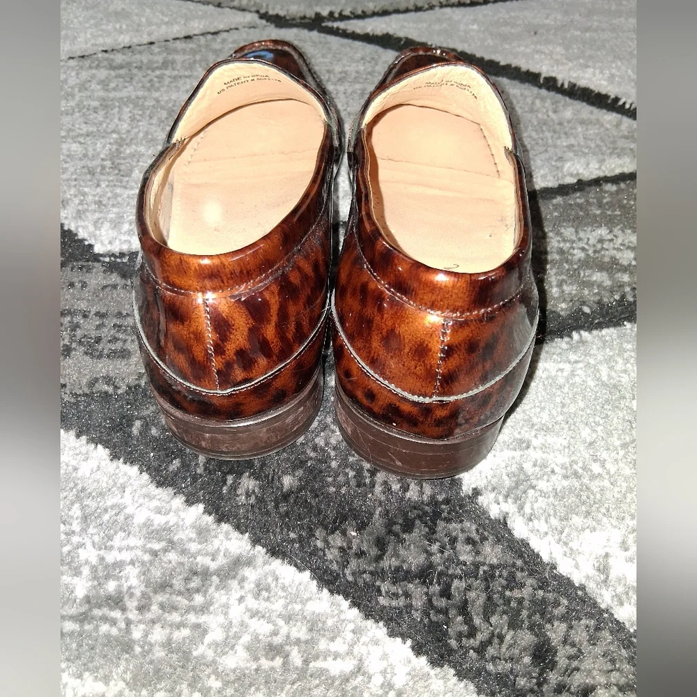 Cole Haan Leopard Tortoise Print Loafers - Picture 10 of 15